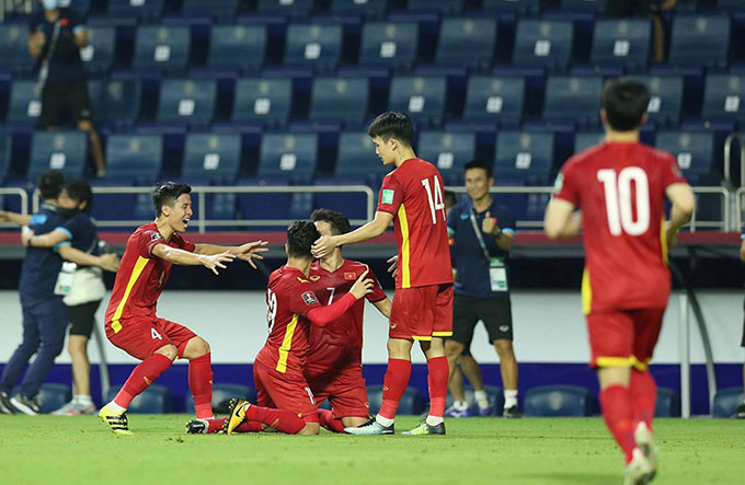 Việt Nam đã có một hiệp 2 bùng nổ với 4 bàn thắng tuyệt đẹp - Ảnh: Minh Anh