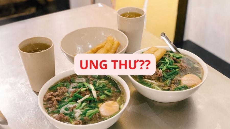 Ăn phở và uống trà đá gây ung thư chỉ là tin đồn chưa đủ cơ sở 