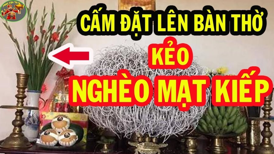 3 thứ đặt trên bàn thờ nghèo ⱪhổ xui xẻo