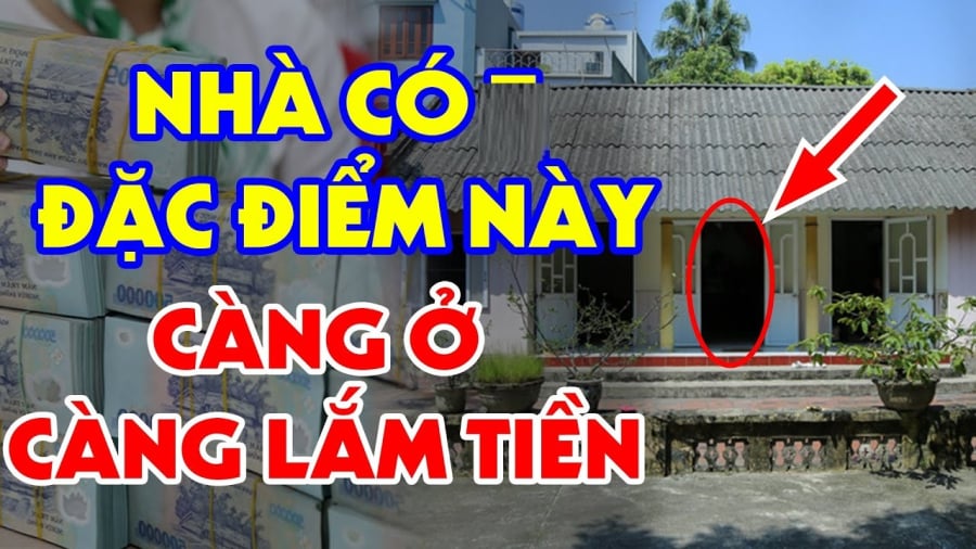 Nhà có nhiḕu cửa vừa thȏng thoáng vừa nhiḕu ʟộc may