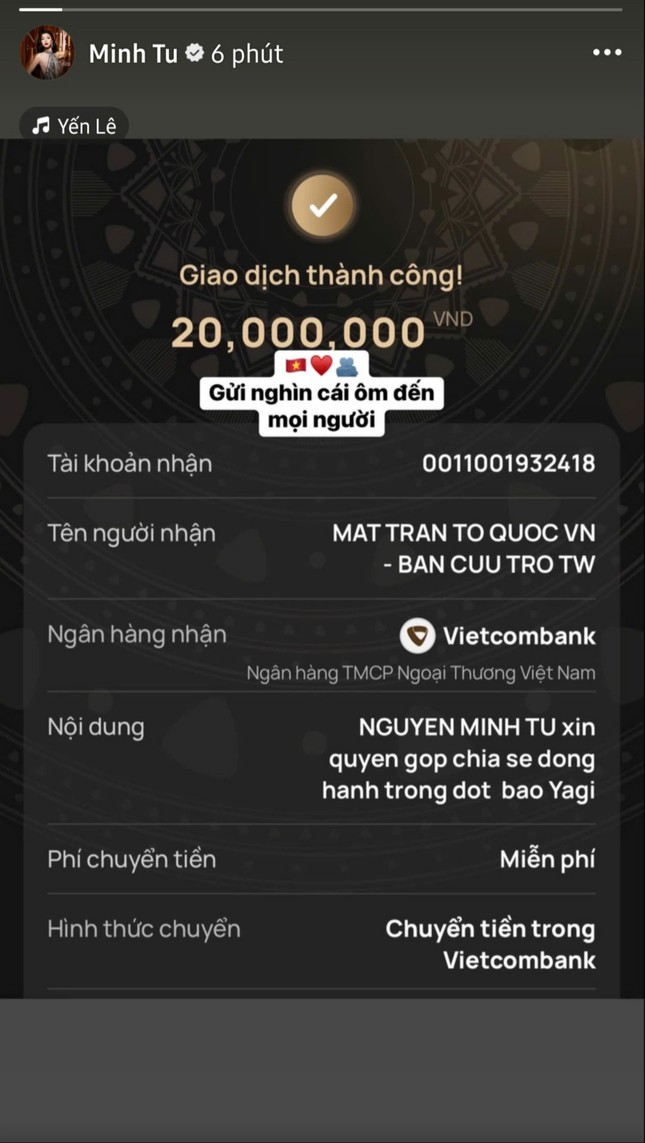 Dàn sao Việt chung tay hỗ trợ hơn 2,5 tỷ đồng gửi tới người dân vùng bão lũ ảnh 8