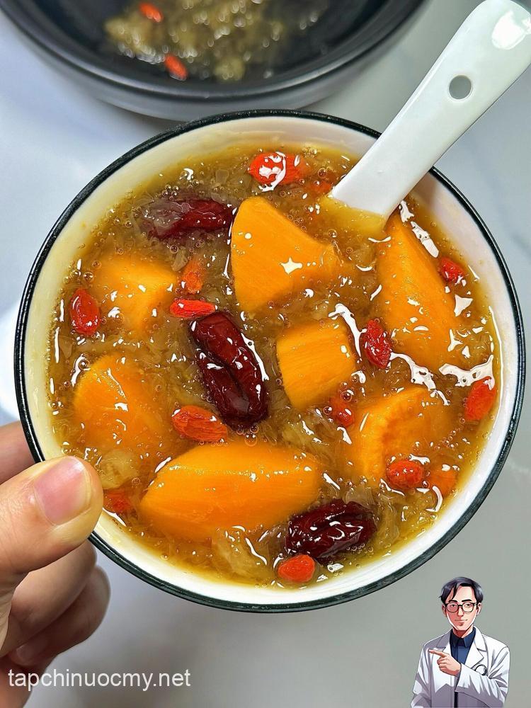 5 công thức chè dưỡng nhan cho mùa thu đông, không chỉ giúp da căng tràn sức sống mà tóc cũng suôn mượt, không rụng - Ảnh 5.