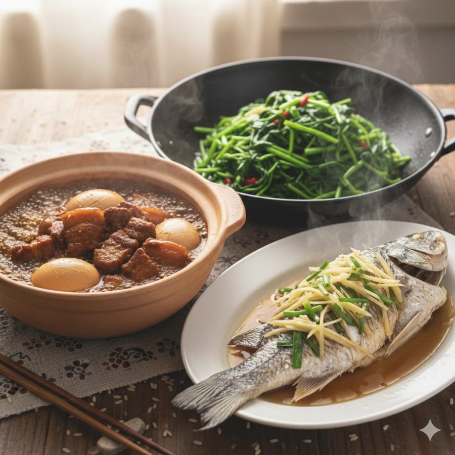 Những món ăn giản dị, dễ nấu nhưng mang ý nghĩa tinh thần tích cực, giúp bữa cơm đầu năm thêm ấm áp và trọn vẹn.